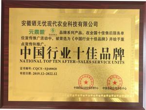 中國(guó)行業(yè)十佳品牌
